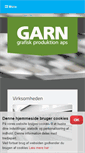 Mobile Screenshot of garn-grafisk.dk